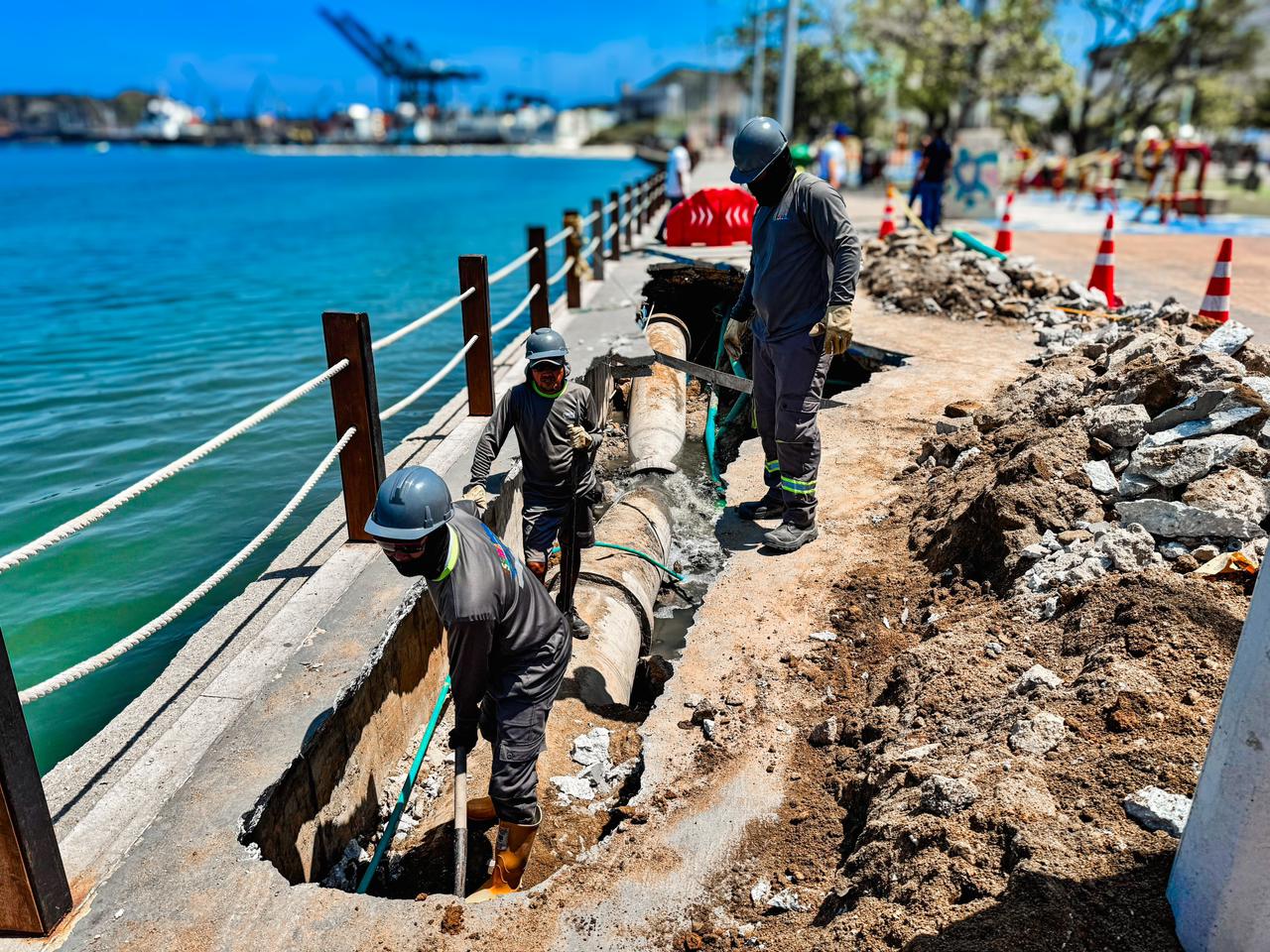 ESSMAR E.S.P. activa Plan de Emergencia y Contingencia y atiende daño en la línea de impulsión Manzanares
