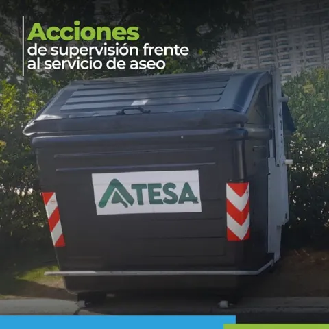Acciones de supervisión frente al servicio de aseo