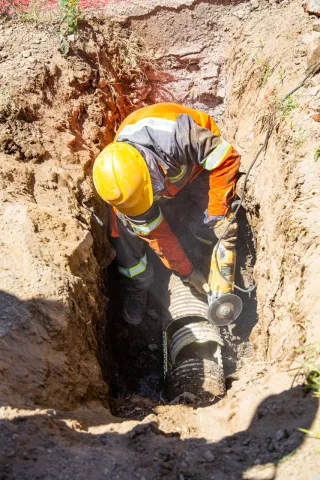 Essmar desconecta acometida irregular al sistema de alcantarillado en San Pablo