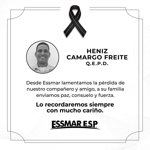 Essmar lamenta fallecimiento del Sr. Heinz Camargo