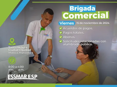 Essmar realizará jornada comercial en Ciudad Equidad