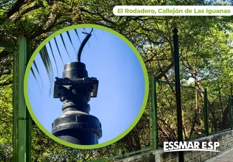 Hurto de luminarias en El Rodadero
