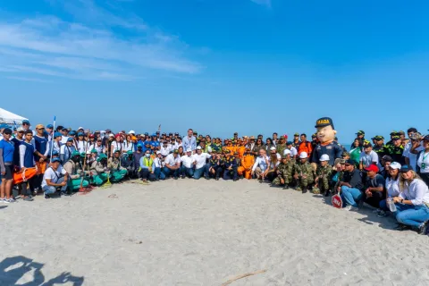 Playatón del 2023 reunió a más de 300 voluntario y logró retirar más de 650 kilogramos de residuos sólidos
