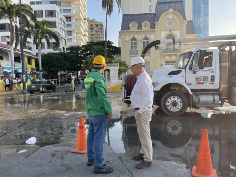 Essmar trabaja para estabilizar la Estación de Bombeo de Aguas Residuales EBAR Norte&nbsp;