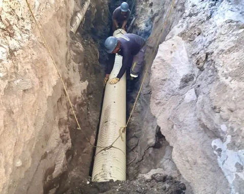 Essmar finalizó con éxito obra de reposición de alcantarillado que beneficia a más de 3 mil 600 habitantes de la carrera 19