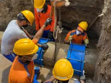 Essmar solucionó daño causado por constructora en la línea de impulsión que abastece al Corredor Turístico Sur