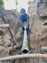 ESSMAR E.S.P. y la comunidad se unen para optimizar el servicio de agua potable en el barrio Tamacá-Tayrona.